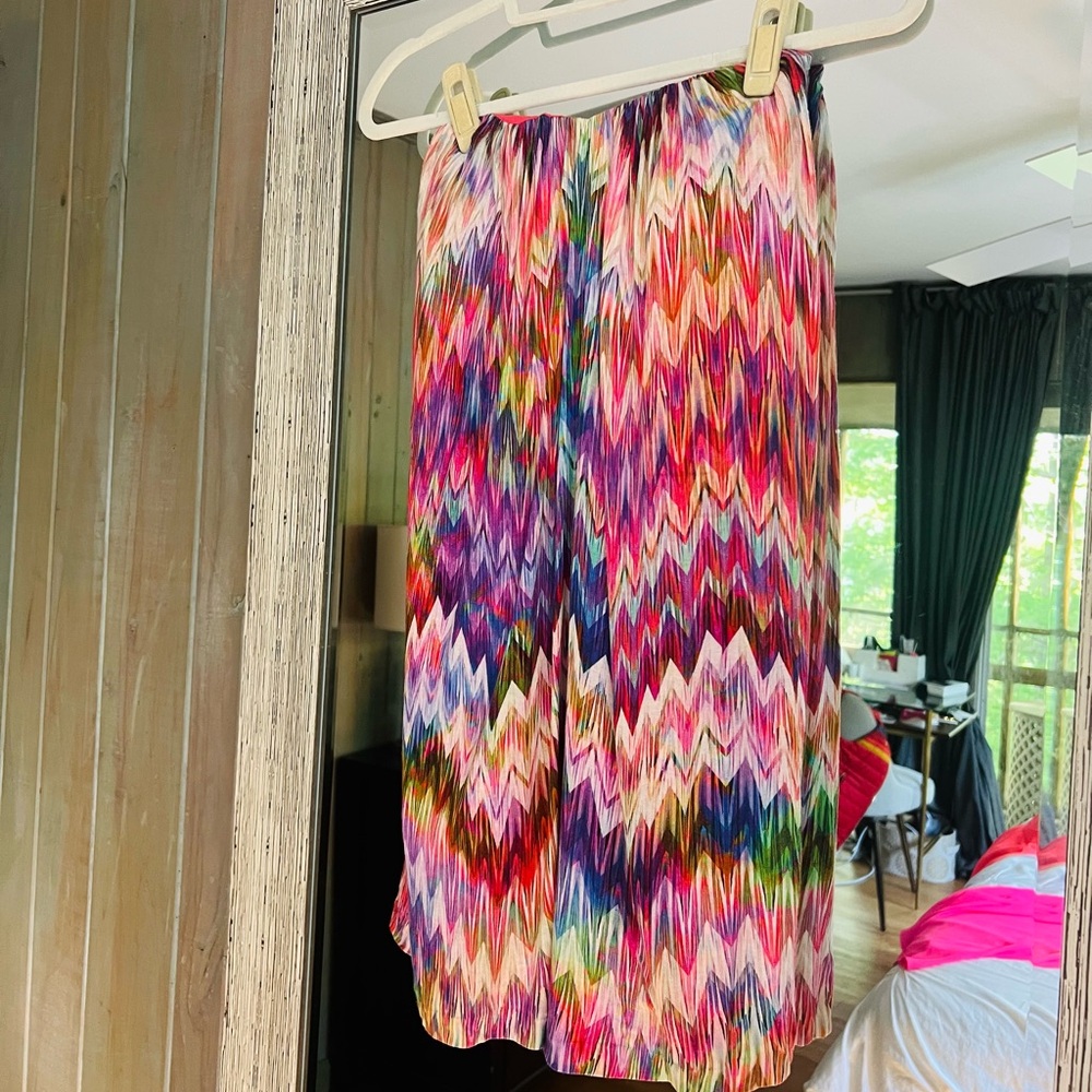 Boutique Strapless Multi Colored Mini Dress Size S